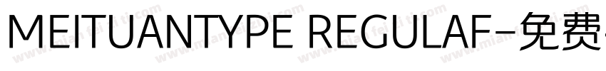 MEITUANTYPE REGULAF字体转换
